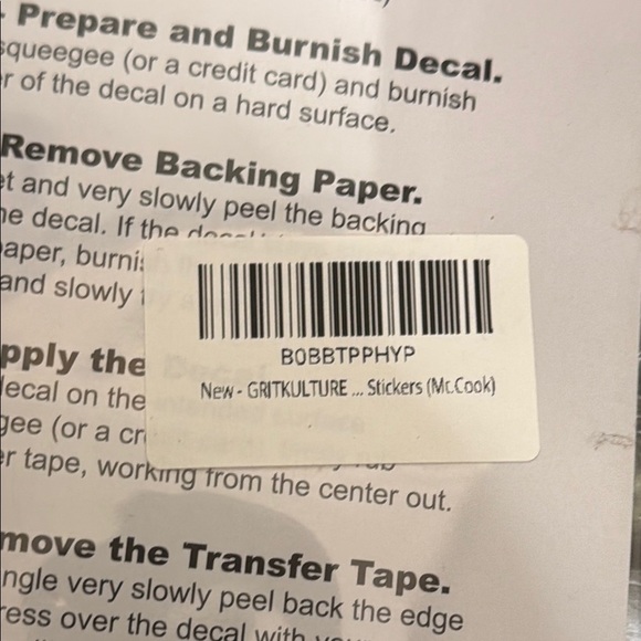 Black Mount Cook Vinyl Decal - Picture 4 of 6